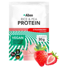 AbsoRice AbsoRICE - Eper ízű vegán fehérjepor - 30 g vitamin és táplálékkiegészítő