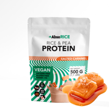 AbsoRice Protein - Sós karamell vegán fehérjepor 500 g vitamin és táplálékkiegészítő