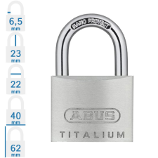 Abus 64TI/40 KA6416 egységkulcsos lakat lakat