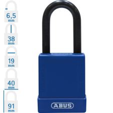 Abus 76/40 LOTO munkavédelmi kizáró lakat - Kék - 847714 lakat