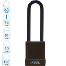 Abus 76/40HB75 LOTO munkavédelmi kizáró lakat - Barna - 848346 lakat
