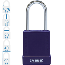 Abus 76BS/40 LOTO munkavédelmi kizáró lakat - Lila - 847868 lakat