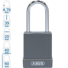 Abus 76BS/40 LOTO munkavédelmi kizáró lakat - Szürke - 847899 lakat