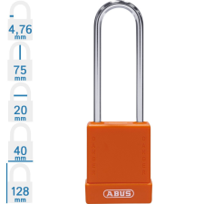 Abus 76IB/40HB75 KA - Egységkulcsos lakat (Több lakat azonos kulccsal) - Narancs lakat