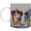 Abystyle ‎ABYMUG285, Harry Potter - The 4 Houses, Official, 320 ml, Bögre