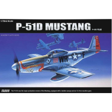  Academy P-51D Mustang vadászrepülőgép műanyag modell (1:72) makett