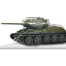 Academy T-34/85 No.183 Factory Berlin 1945 harckocsi műanyag modell (1:35) (13295) autópálya és játékautó
