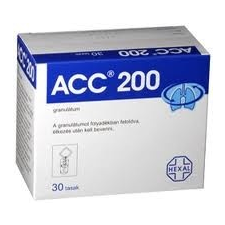  ACC 200 GRANULATUM 30X3G gyógyhatású készítmény