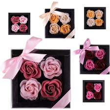 ACCENTRA Salsa szappan Rózsavirágok 4 × 4 g kozmetikai ajándékcsomag