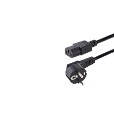 Accura ACC2222 Hálózati tápkábel 1.8m - Fekete kábel és adapter