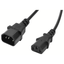 Accura CC2216 230V tápkábel hosszabító 1,8m - Fekete (ACC2216) kábel és adapter