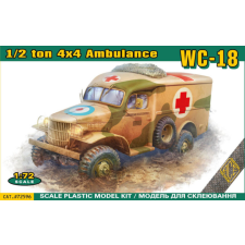  ACE WC-18 1/2 ton 4x4 Ambulance truck 1:72 (ACE72596) makett