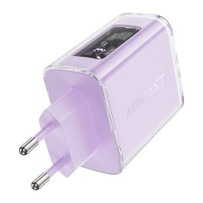 AceFast A45 hálózati töltő 2x USB-C 1xUSB-A 65W lila (A45 Purple alfalfa) mobiltelefon kellék