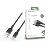 AceFast ACEFAST USB-A - USB Type-C adat- és töltőkábel 1,2 m-es vezetékkel - ACEFAST C2-04 Mellow Cable - 5V/3A - fekete