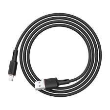AceFast C2-04 USB-A apa - USB-C apa 2.0 Adat és töltő kábel - Fekete (1.2m) kábel és adapter
