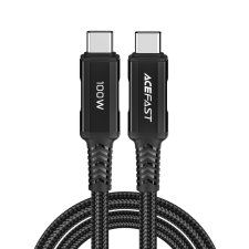 AceFast kábel USB type-c - USB Type-c C 2M, 100W (20V / 5A) fekete (C4-03 fekete) mobiltelefon kellék