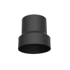 Acél füstcső bővítő 150-200mm, vegyestüzelésű kazánhoz, vastagfalú (2mm), fekete (ps-22334)