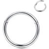  Acél karika piercing