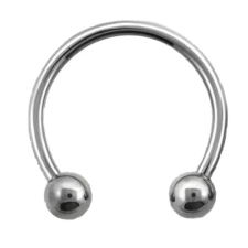  Acél patkó piercing testékszer
