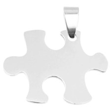  Acél puzzle medál puzzle, kirakós