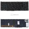 Acer Helios 300 PH315-52, PH317-52, PH317-53, Nitro 5 AN515-43, AN515-54, AN515-55, AN517-51, AN715-51 gyári billentyűzet (ES kiosztás, RGB háttérvilágítással)