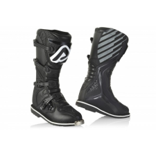 Acerbis BOOTS E-TEAM ALL BLACK ENDURO SOLE - BLACK motoros csizma
