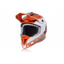 Acerbis cross sisak - Linear - narancs/fehér bukósisak