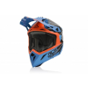 Acerbis cross sisak -Steel carbon - narancs/kék