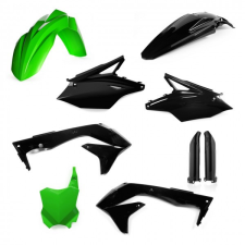 Acerbis FULL KIT PLASTIC KAWASAKI KXF 450 16-17 - GREEN/BLACK motorkerékpár idom