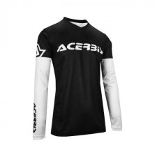 Acerbis JERSEY MX J-TRACK INC 2.0 - BLACK/WHITE motocross mez