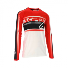 Acerbis JERSEY MX LINEAR LUGO - WHITE/RED motocross mez