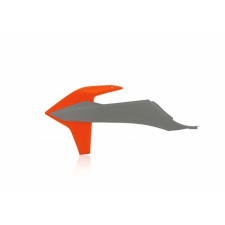 Acerbis RADIATOR SCOOPS KTM SX 2019-2020 - ORANGE/GREY motorkerékpár idom