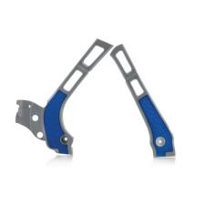 Acerbis vázvédő - X-Grip - YZ + WR 125-250 06/19 - ezüst/kék egyéb motorkerékpár alkatrész