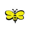 ACH Filc méhecske öntapadó-mozgószemmel 5,5cm