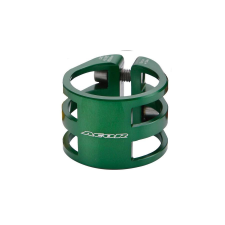 Acor AQR21303 dupla csavaros nyeregcső bilincs, 31,8 mm, zöld nyeregcső