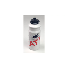 Acor Cateye műanyag kulacs, 600 ml, csavaros, fehér - piros kulacs, kulacstartó