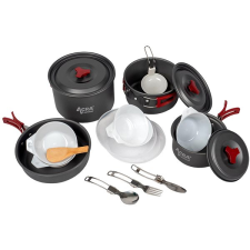 Acra C22 alumínium kemping edénykészlet, 3-4 személyes edény
