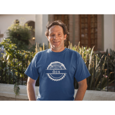  Ács kék póló egyedi ajándék