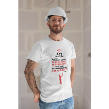  Ács óradíjak fehér póló egyedi ajándék