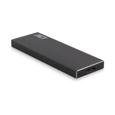 Act AC1600 USB3.2 M.2 SATA SSD Enclosure Aluminium Design Black asztali számítógép kellék