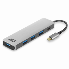 Act AC7053 USB-C Hub 4 port Grey hub és switch