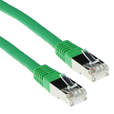 Act ACT CAT5e F-UTP Patch Cable 0,5m Green kábel és adapter