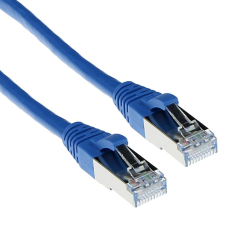 Act ACT CAT6A S-FTP Patch Cable 5m Blue kábel és adapter