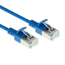 Act ACT CAT6A U-FTP Patch Cable 1m Blue kábel és adapter