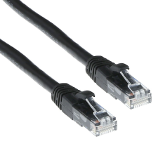 Act ACT CAT6A U-UTP Patch Cable 1,5m Black kábel és adapter