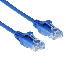 Act ACT CAT6A U-UTP Patch Cable 1m Blue kábel és adapter