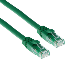 Act ACT CAT6A U-UTP Patch Cable 3m Green kábel és adapter