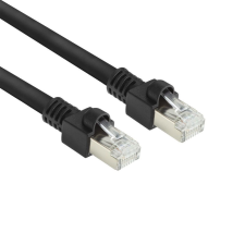 Act ACT CAT7 S-FTP Patch Cable 1m Black kábel és adapter