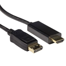 Act AK3991 DP male - HDMI-A male 3m Black kábel és adapter