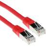 Act CAT5e F-UTP Patch Cable 2m Red IB7502